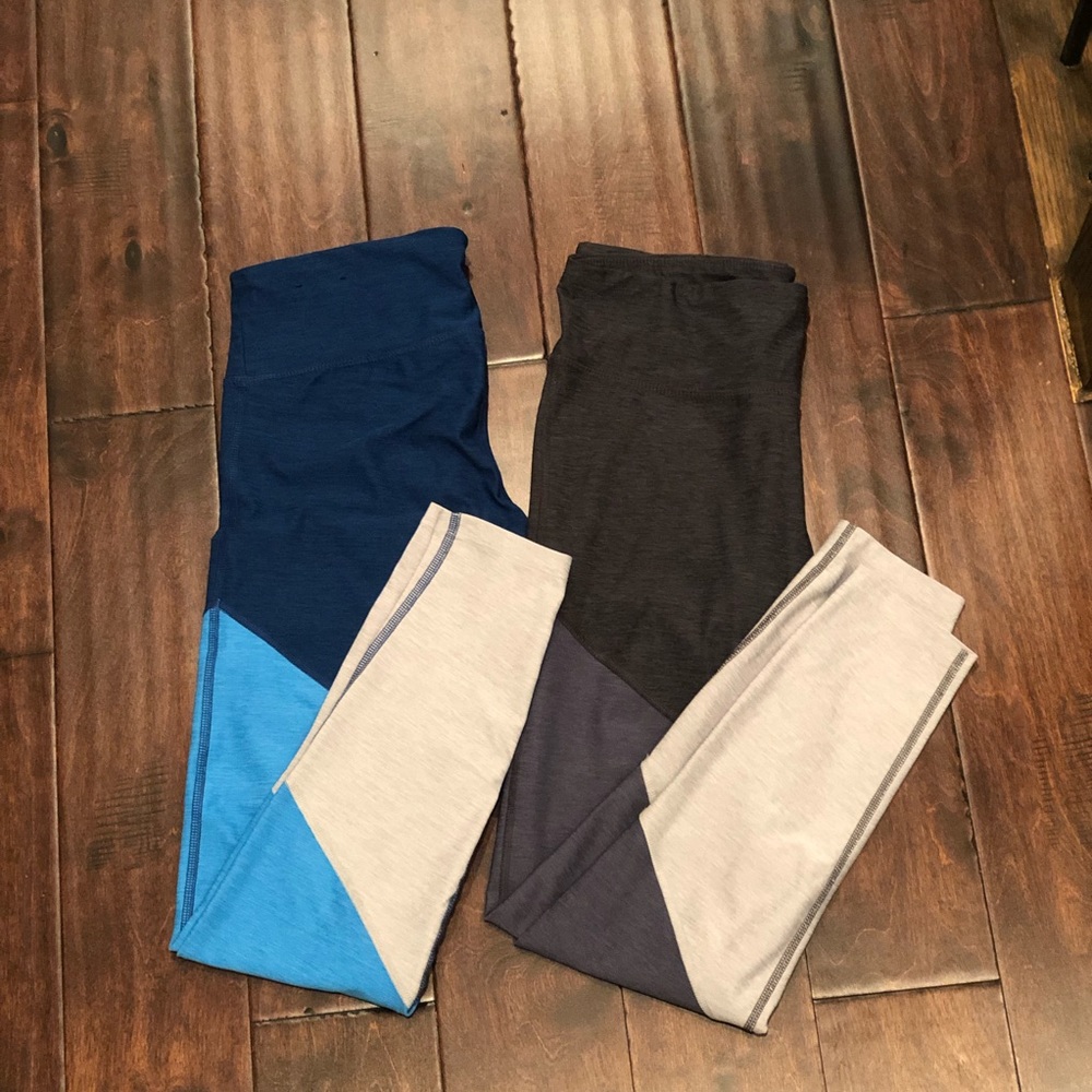 SET OF 2! Champion heathered color block leggings